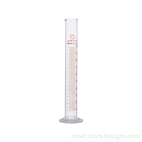 100ml & 250ml Laboratory Glass Graduated Bottles, Measuring Cylinders, and Tubes with Round Bases
